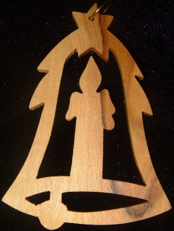 Hand Made Olive Wood Ornament