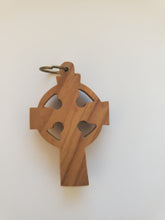 Olive Wood Celtic Cross Pendant