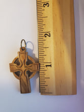 Olive Wood Celtic Cross Pendant