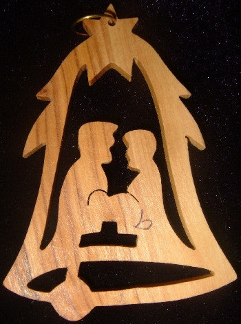 Hand Made Olive Wood  Ornament