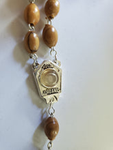 Olive Wood Rosary with Holy Water