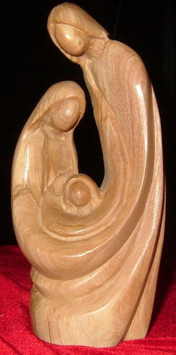 Olive Wood Statue of the HolyFamily