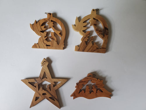 Set of 4 Ornaments - Group H