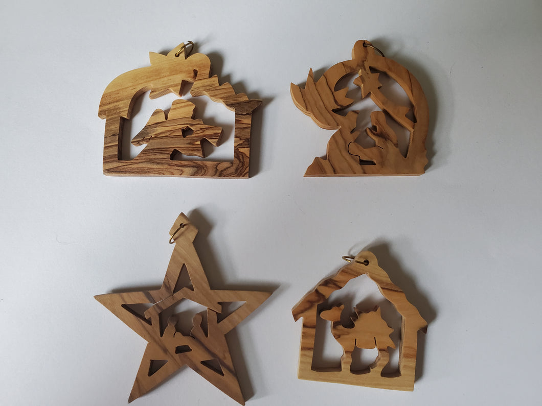 Set of 4 Ornaments - Group A