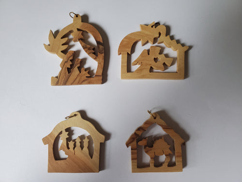 Set of 4 Ornaments - Group C